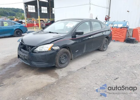 2015 Nissan Sentra S from USA, damaged, VIN 3N1AB7AP4FY381582